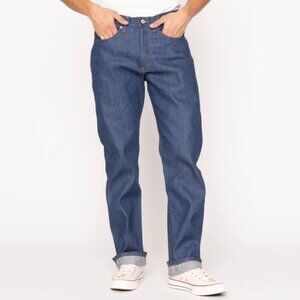 BNWT SS25 NAKED & FAMOUS WORKFORCE SELVEDGE DENIM JEANS 30 & 32